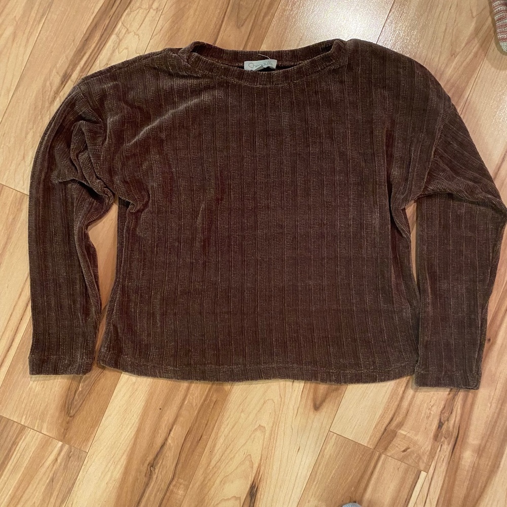 Chenault vintage brown sweater—S